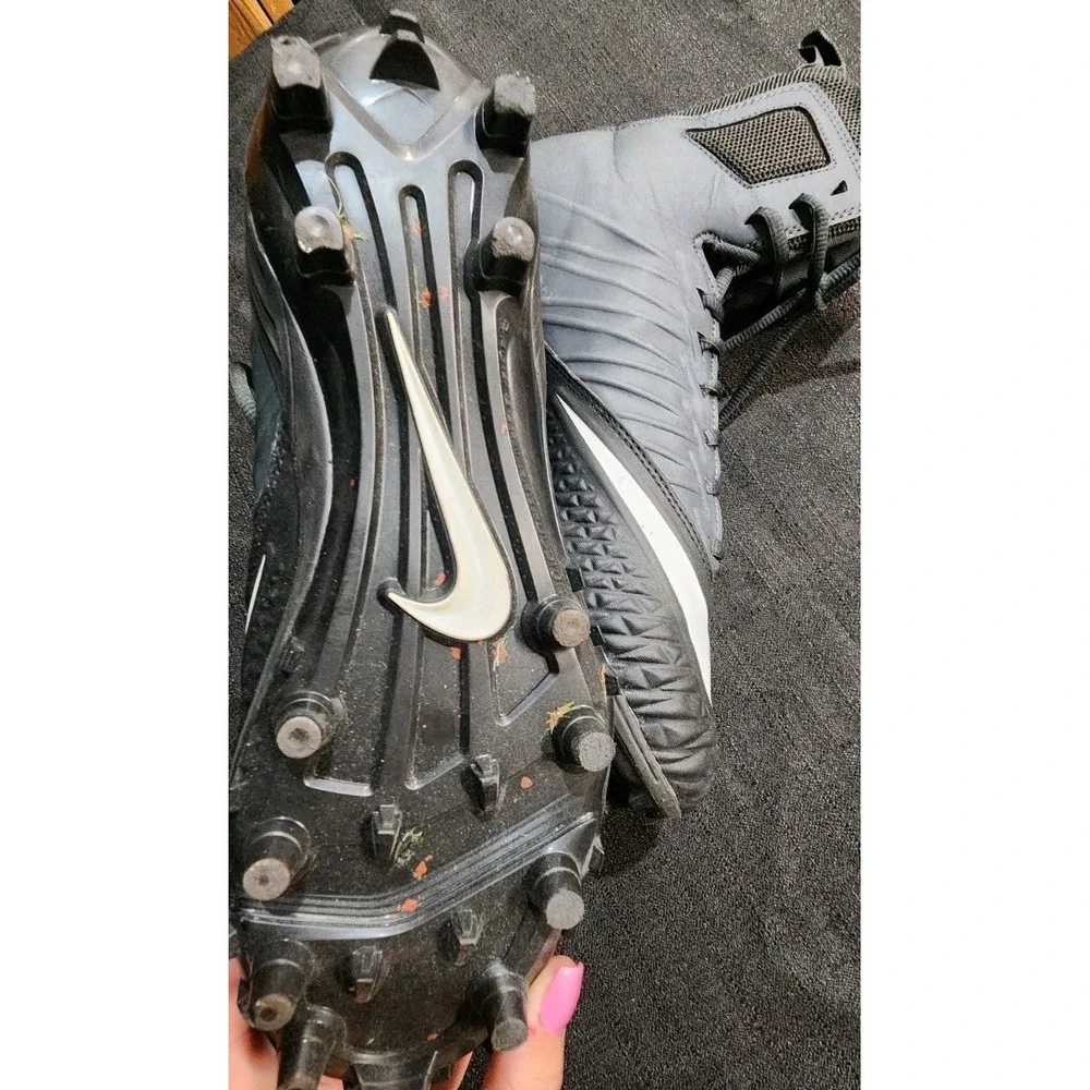 Nike Force Savage Football Cleats‎ Sports Black 880140-010 Men's Size 9.5